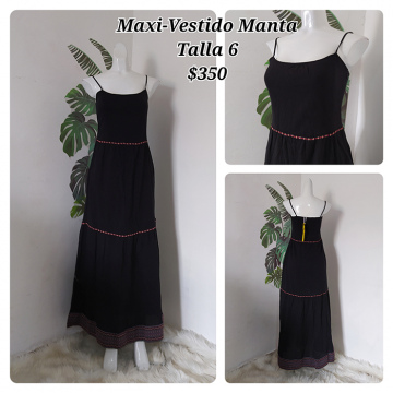 Maxi-Vestido Manta Talla 6 (40)