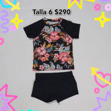 Trajes de Baño para Niña Talla 6 a 8 (1)